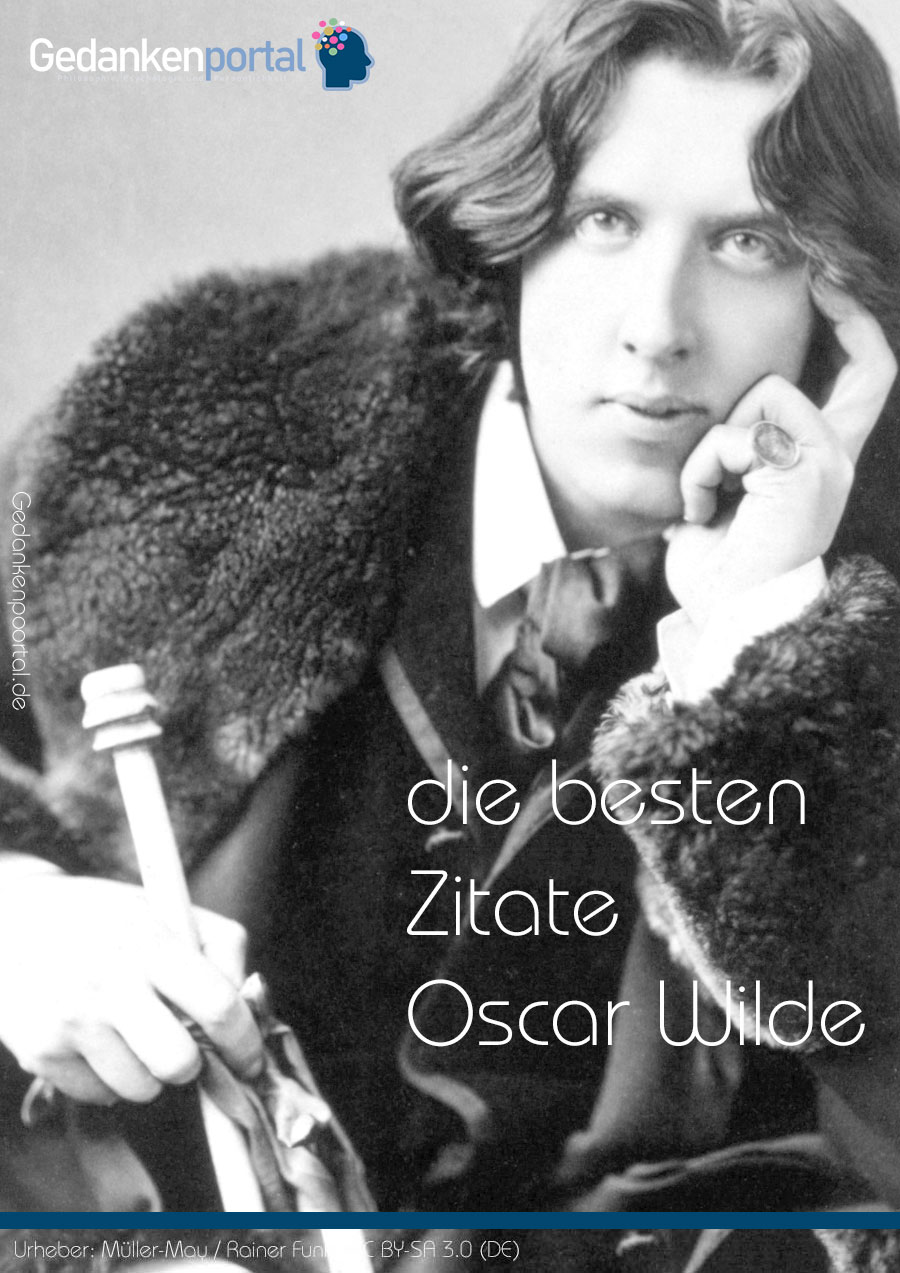 Oscar Wilde Zitate und Weisheiten